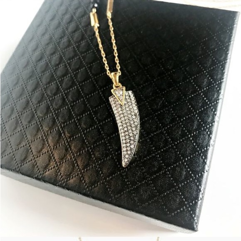 Stella & Dot Horn pendant necklace